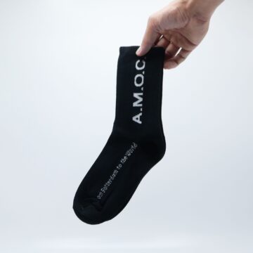 A.M.O.C. tube socks BLACK