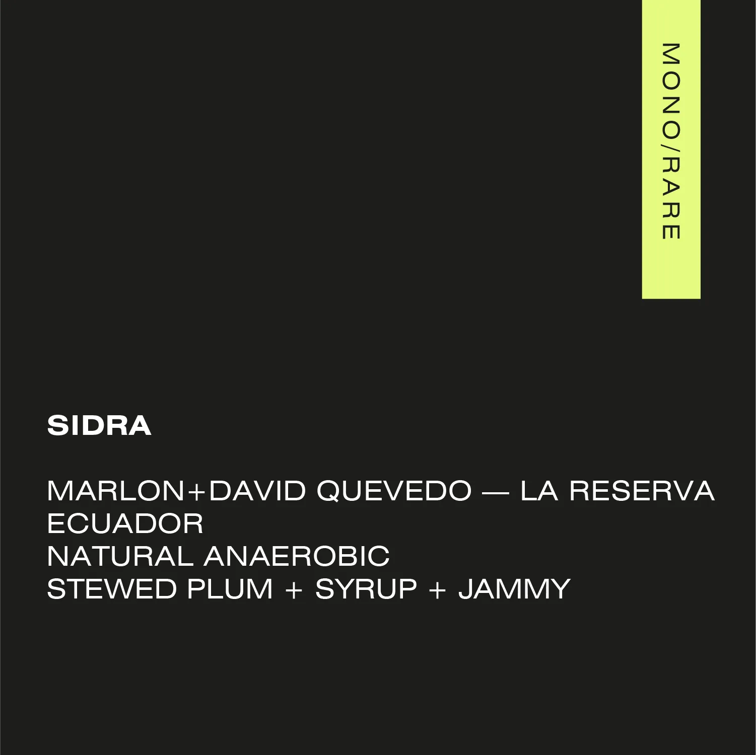 SIDRA Ecuador — La Reserva