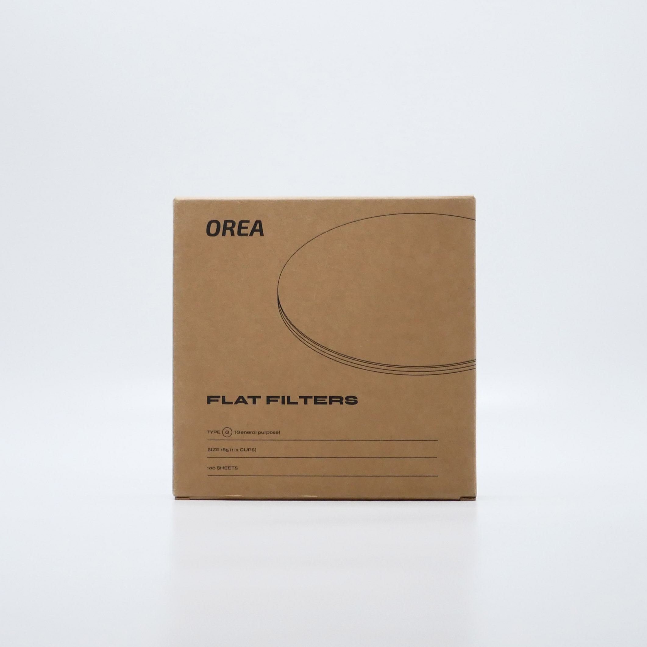 OREA Type (G) flat paper filter 185