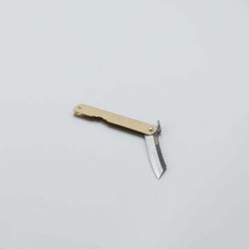 Higonokami Blue Paper Steel Knife — Bronze Iron - Image 3