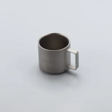 A.M.O.C. titanium insulated cup [w/ handle]