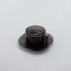 Arno Glass Cup & Saucer — Smoke