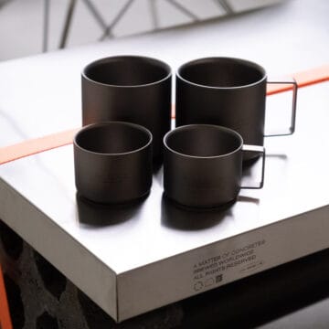 A.M.O.C. titanium insulated espresso cup [w/ handle] - Image 2