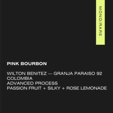 PINK BOURBON² Colombia — Wilton Benitez