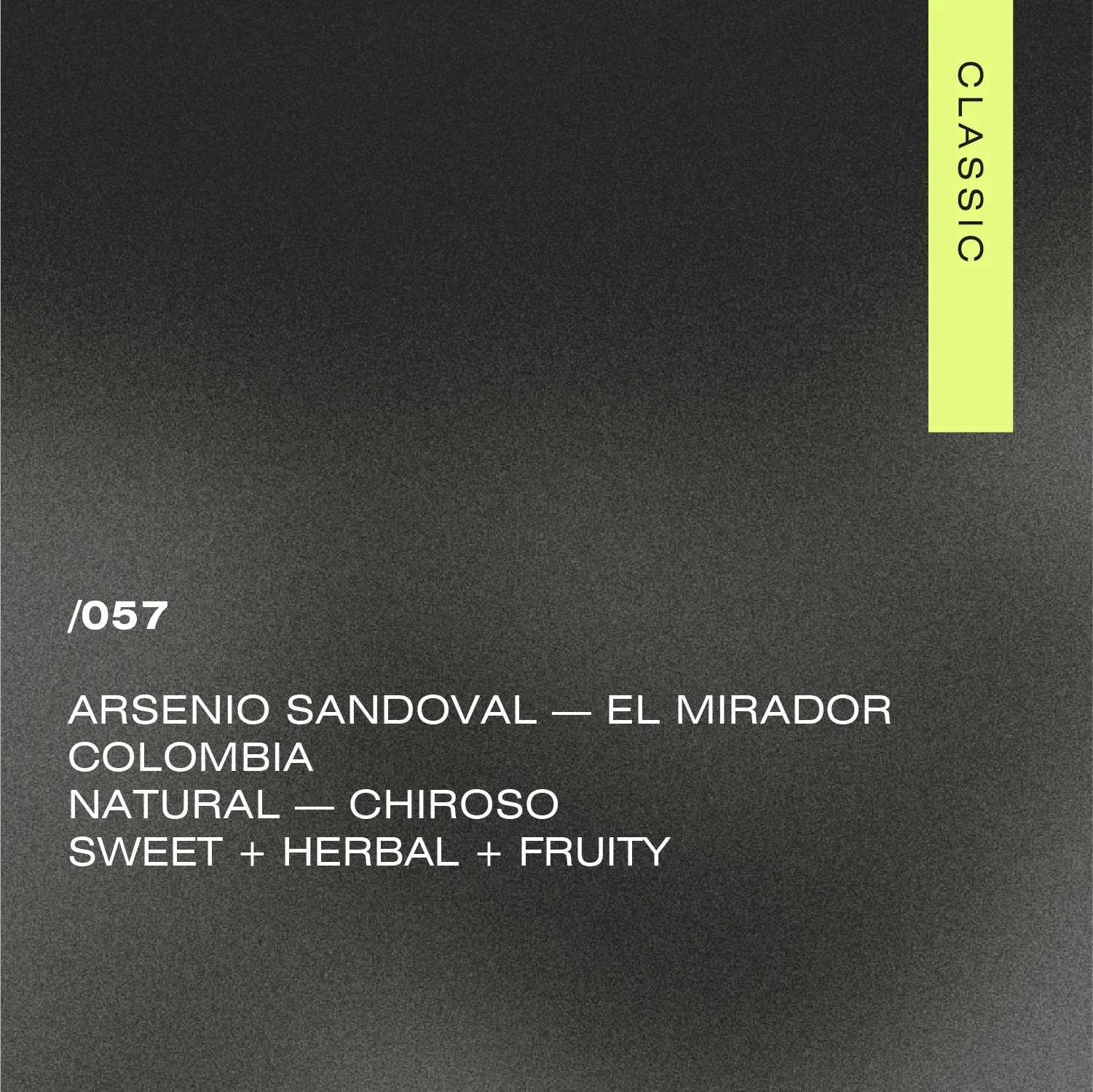 /057 Colombia — Arsenio Sandoval — Chiroso