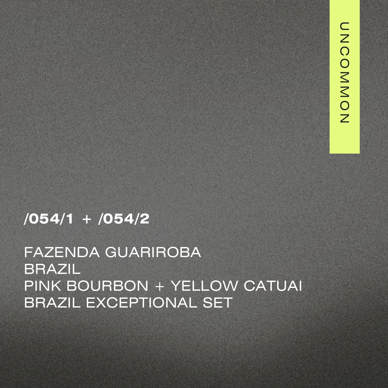 /054 Brazil Exceptional set — Fazenda Guariroba